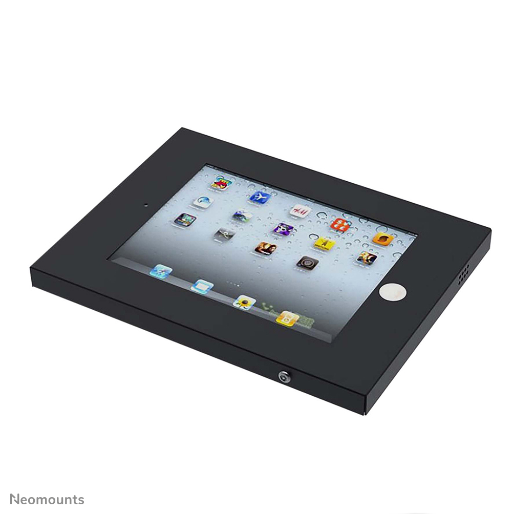 Neomounts IPAD2N-UN20BLACK Tablet muurbeugel 9.7" - vergrendelbaar
